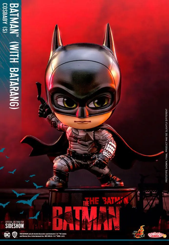 The Batman Cosbaby Batman (With Batarang) Mini figura 12 cm termékfotó
