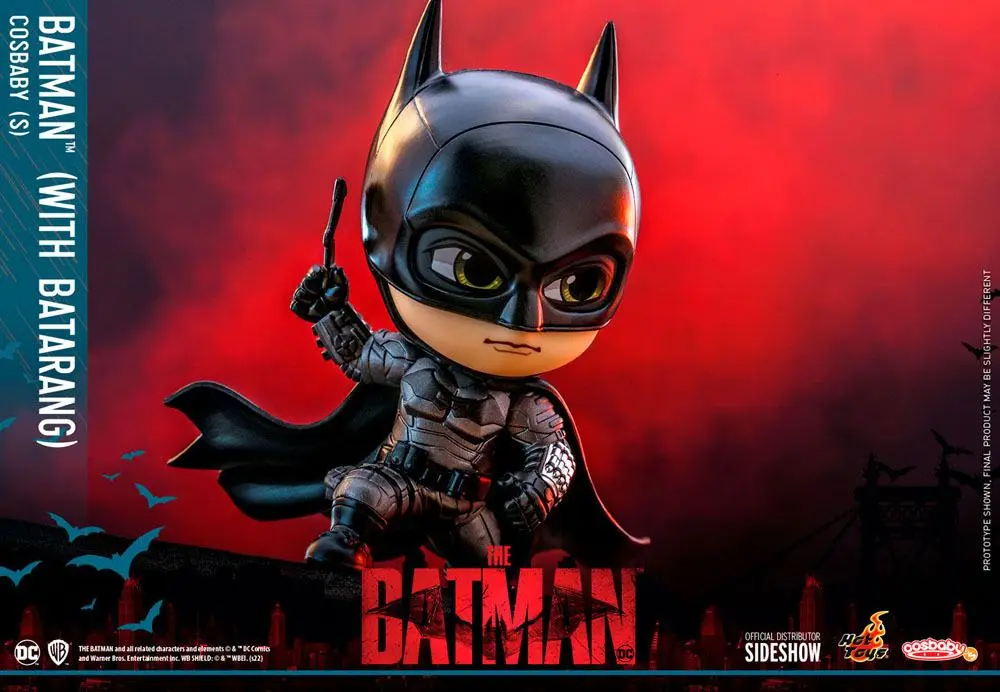 The Batman Cosbaby Batman (With Batarang) Mini figura 12 cm termékfotó