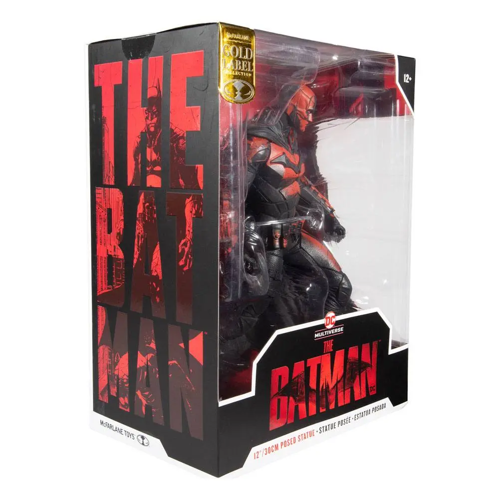 The Batman Movie Posed The Batman (Gold Label) PVC szobor figura 30 cm termékfotó