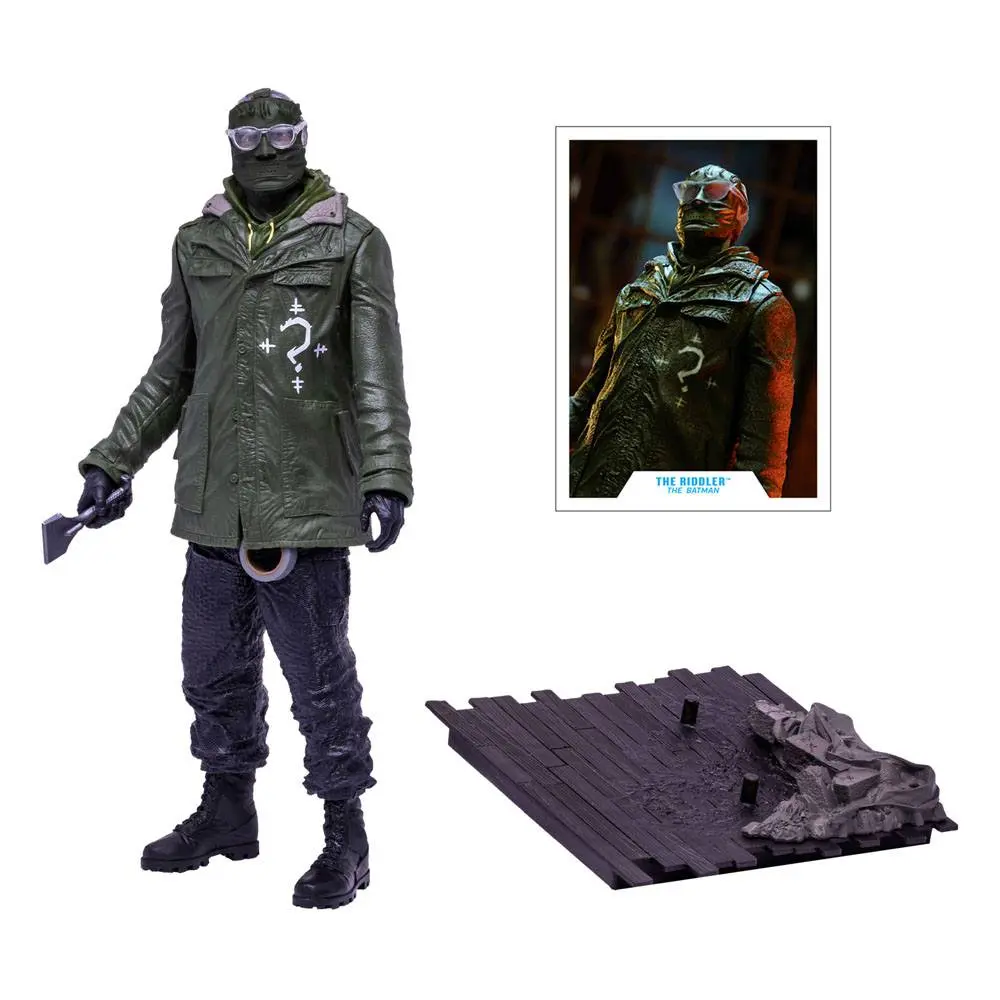 The Batman Movie Posed Riddler  PVC szobor figura 30 cm termékfotó