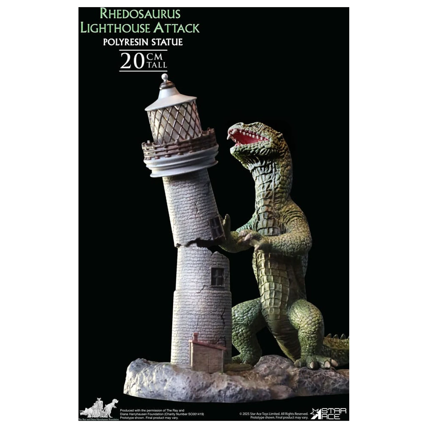 The Beast from 20,000 Fathoms 1/8 Ray Harryhausens Rhedosaurus gyanta szobor figura 20 cm termékfotó