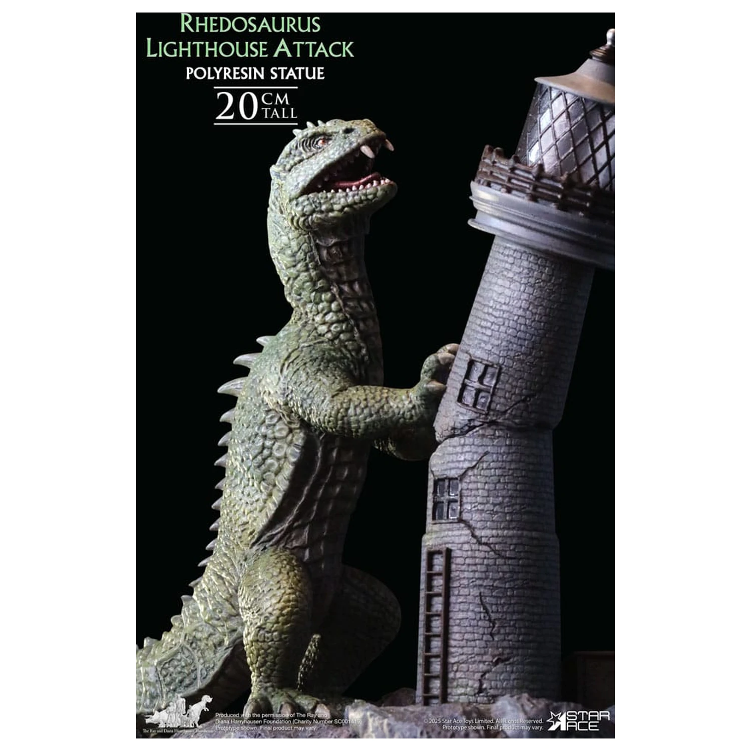 The Beast from 20,000 Fathoms 1/8 Ray Harryhausens Rhedosaurus gyanta szobor figura 20 cm termékfotó