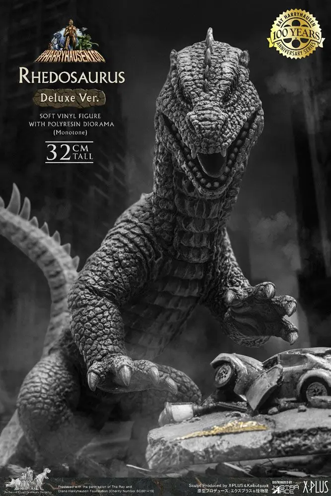 The Beast from 20,000 Fathoms Ray Harryhausens Rhedosaurus Monotone Deluxe Ver. Soft Vinyl szobor figura 32 cm termékfotó