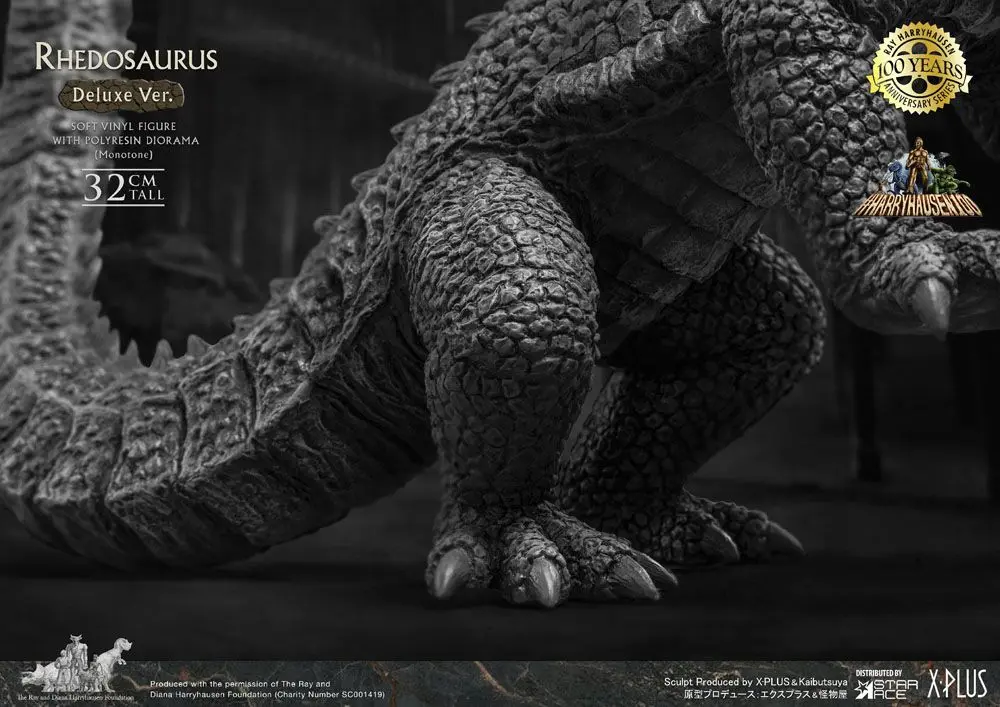 The Beast from 20,000 Fathoms Ray Harryhausens Rhedosaurus Monotone Deluxe Ver. Soft Vinyl szobor figura 32 cm termékfotó