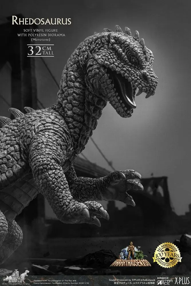 The Beast from 20,000 FathomsRay Harryhausens Rhedosaurus Monotone  Soft Vinyl szobor figura 32 cm termékfotó