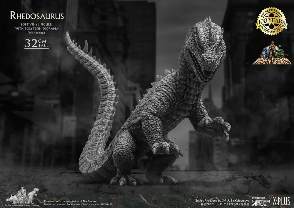 The Beast from 20,000 FathomsRay Harryhausens Rhedosaurus Monotone  Soft Vinyl szobor figura 32 cm termékfotó