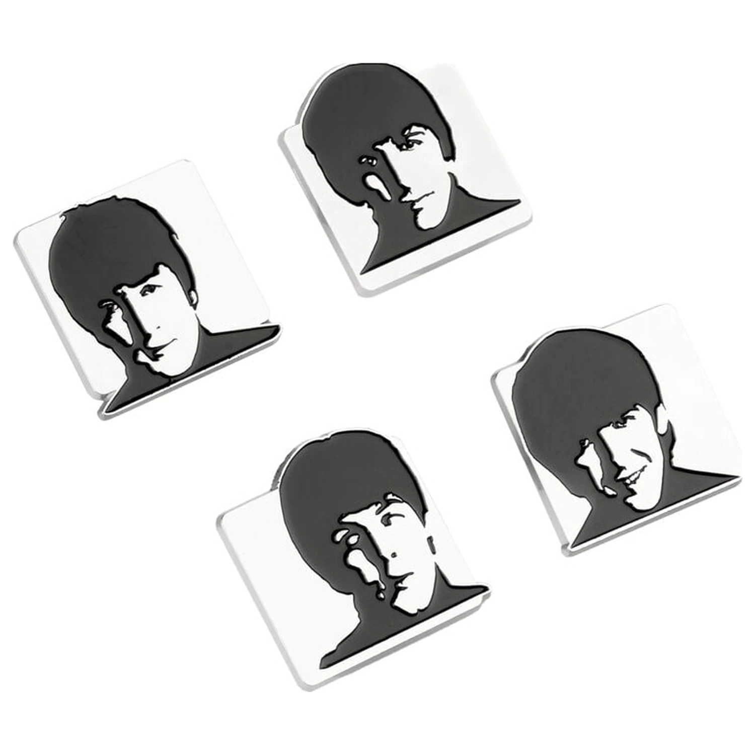 The Beatles 4 db-os kitűző csomag termékfotó
