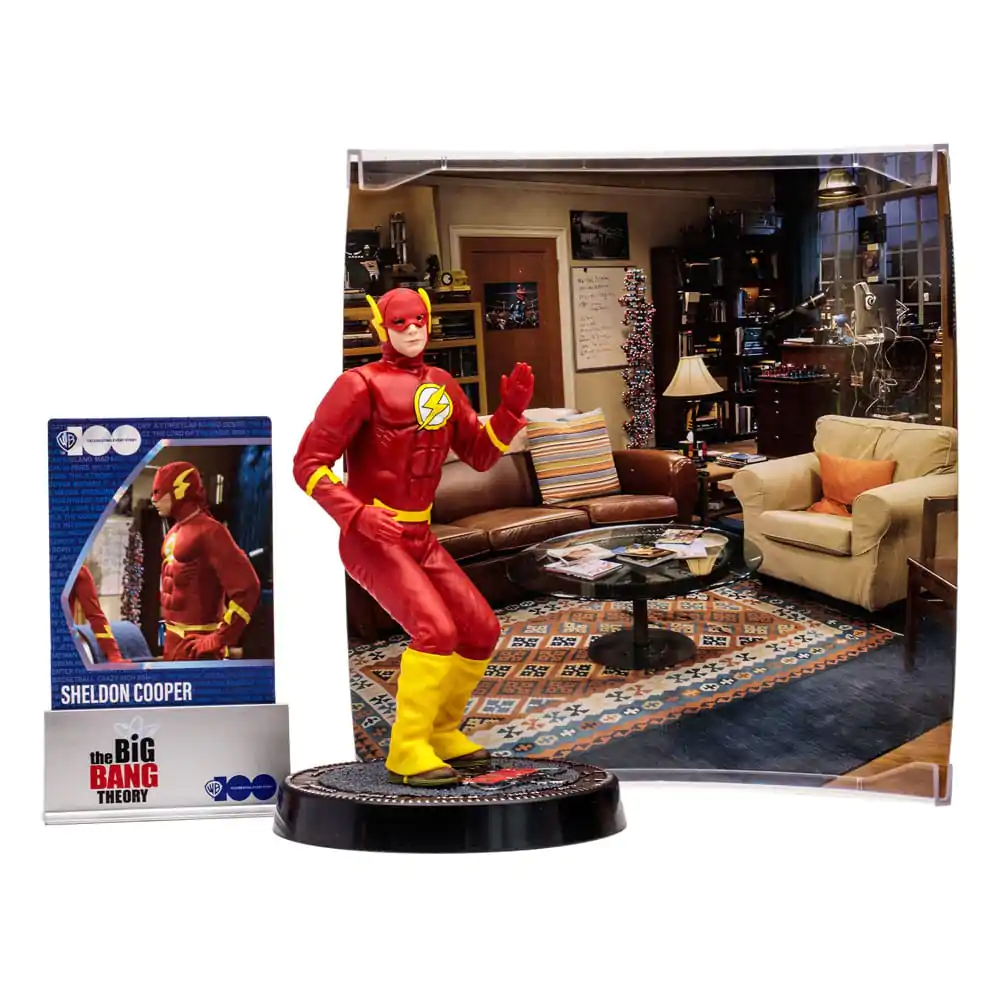 The Big Bang Theory Movie Maniacs Sheldon Cooper as The Flash figura 15 cm termékfotó