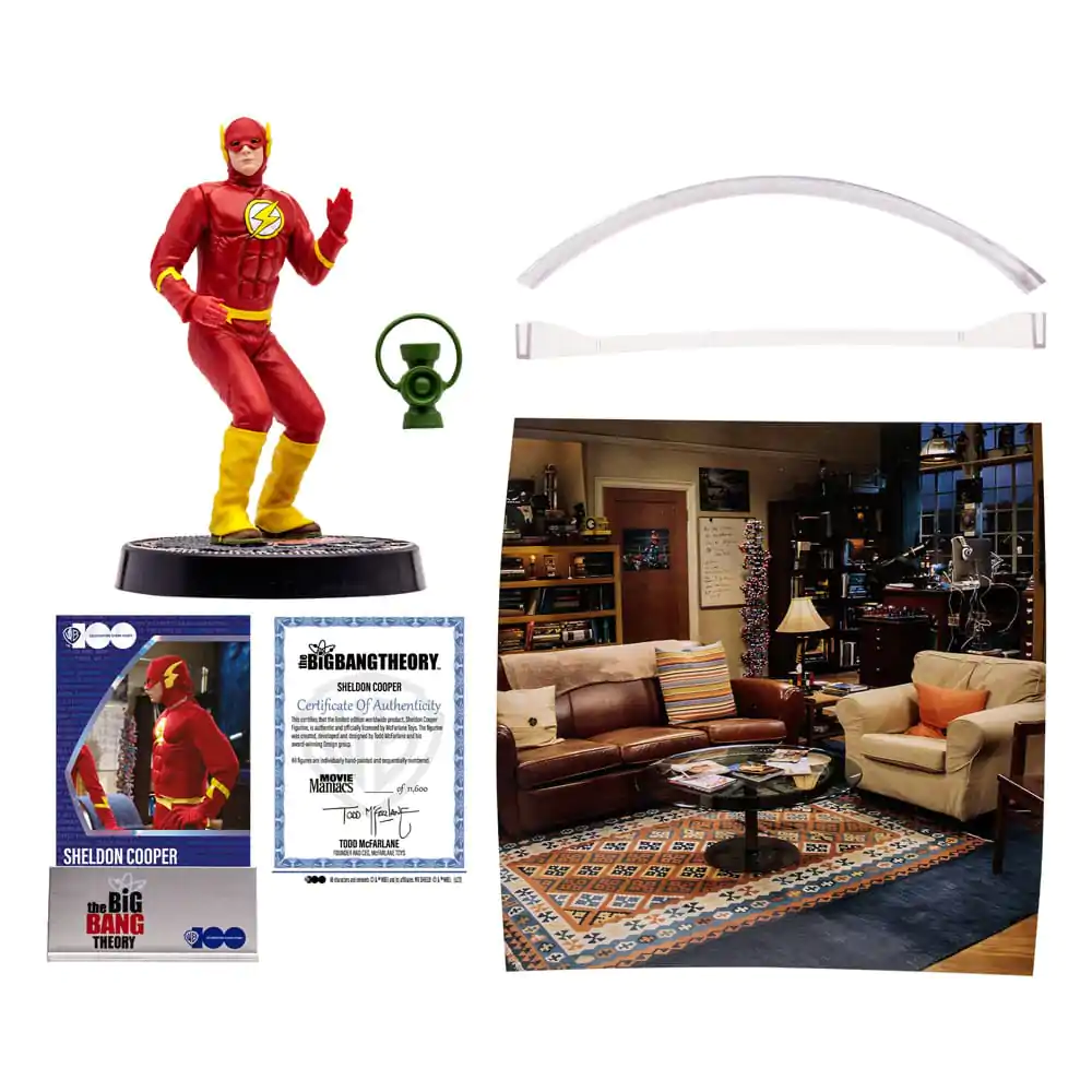 The Big Bang Theory Movie Maniacs Sheldon Cooper as The Flash figura 15 cm termékfotó