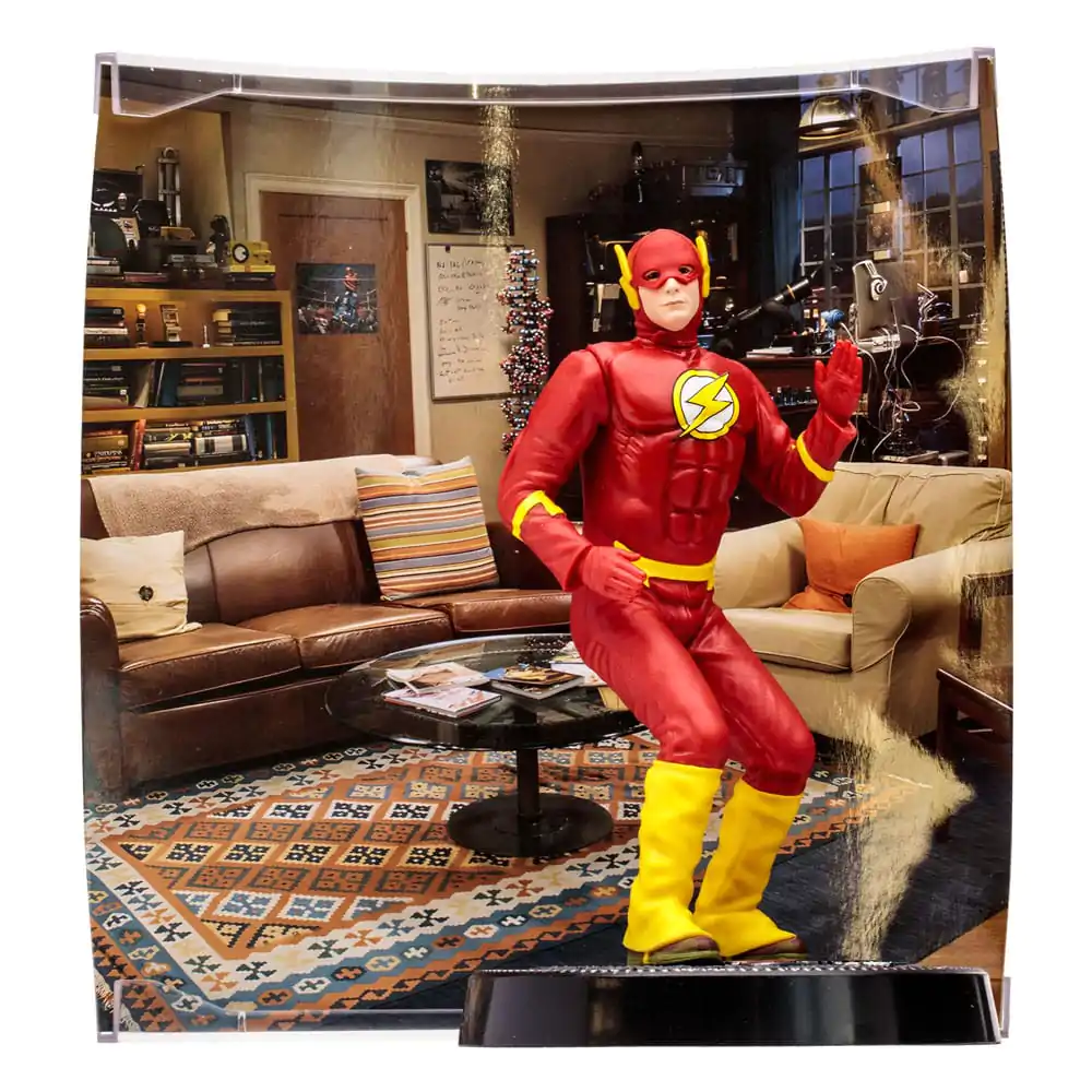 The Big Bang Theory Movie Maniacs Sheldon Cooper as The Flash figura 15 cm termékfotó