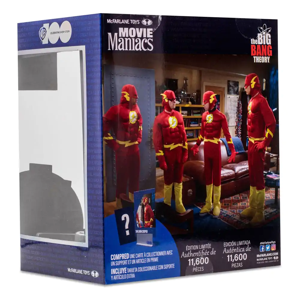 The Big Bang Theory Movie Maniacs Sheldon Cooper as The Flash figura 15 cm termékfotó