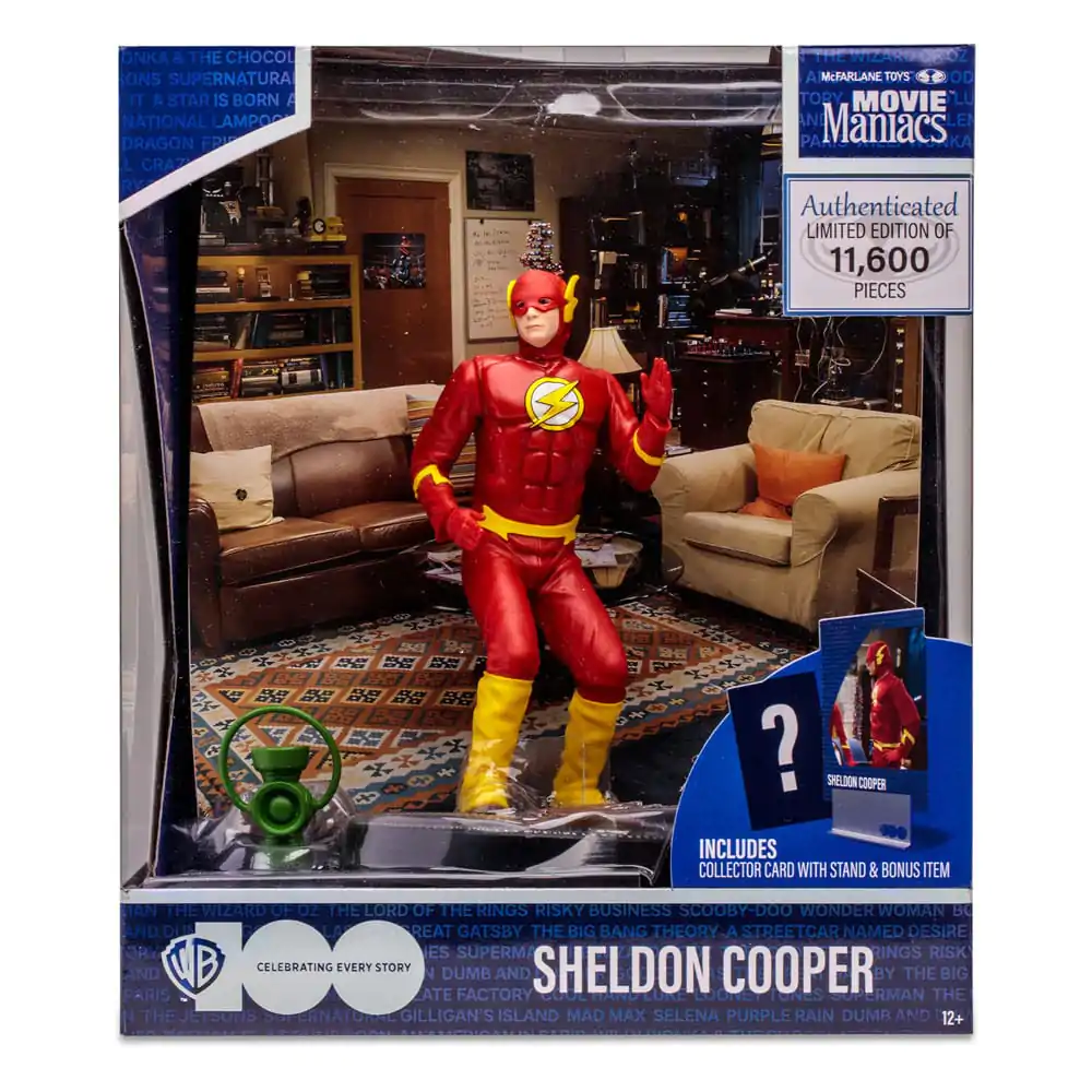The Big Bang Theory Movie Maniacs Sheldon Cooper as The Flash figura 15 cm termékfotó