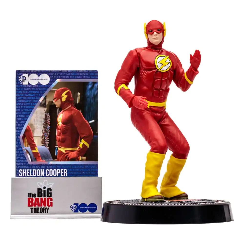 The Big Bang Theory Movie Maniacs Sheldon Cooper as The Flash figura 15 cm termékfotó