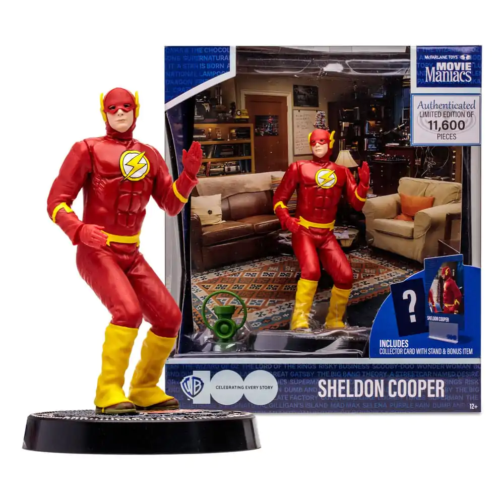 The Big Bang Theory Movie Maniacs Sheldon Cooper as The Flash figura 15 cm termékfotó