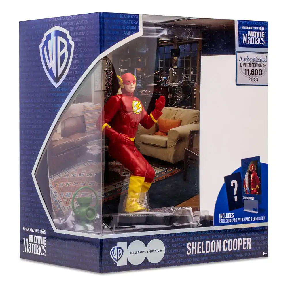 The Big Bang Theory Movie Maniacs Sheldon Cooper as The Flash figura 15 cm termékfotó