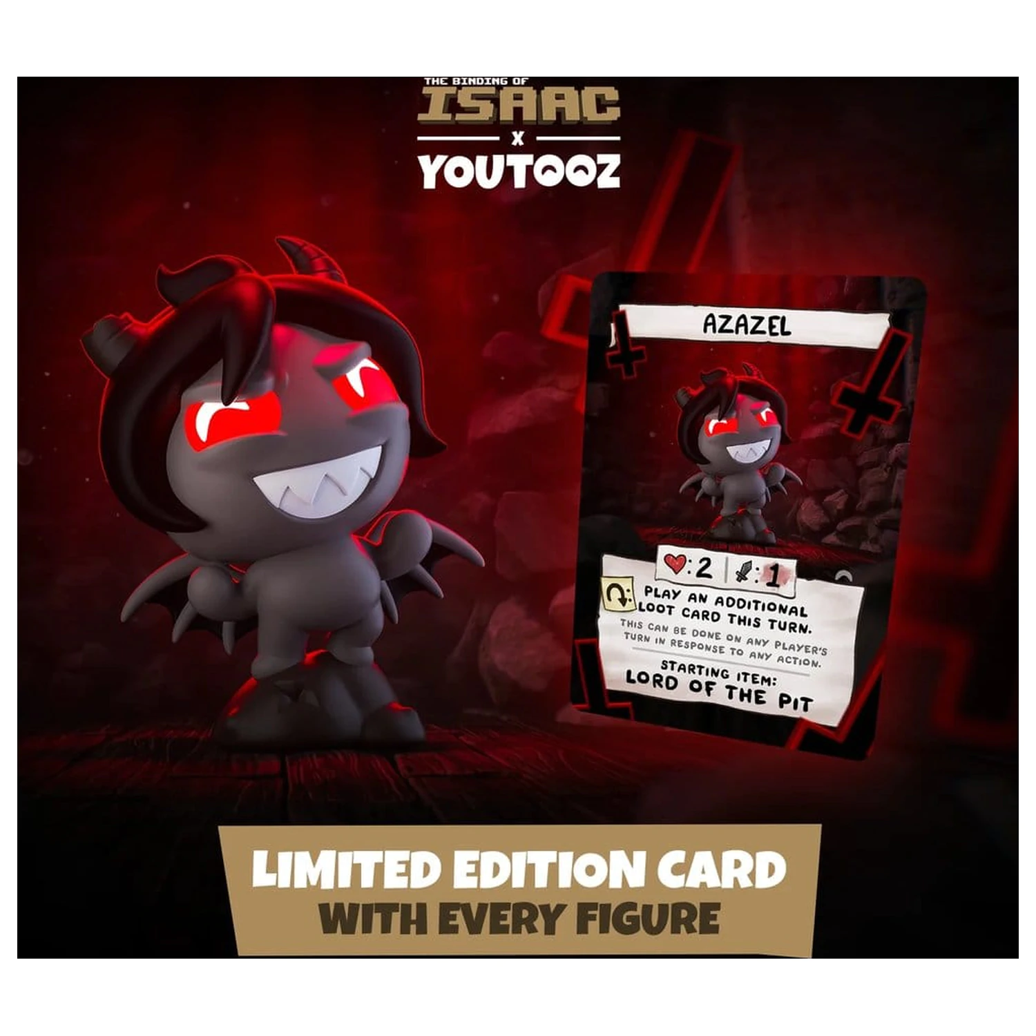 The Binding of Isaac Vinyl figura Azazel 9 cm termékfotó