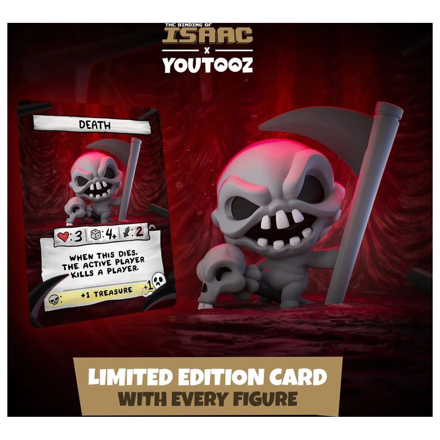 The Binding of Isaac Vinyl figura Death 8 cm termékfotó