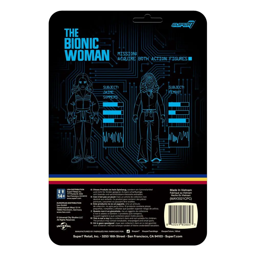 The Bionic Woman ReAction Fembot akciófigura 10 cm termékfotó