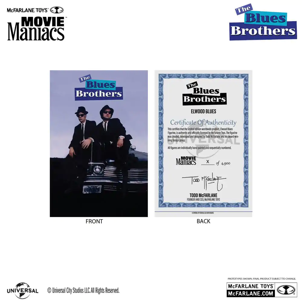 The Blues Brothers Movie Maniacs Jake & Elwood Blues (Gold Label) PVC szobor figura 2 db-os csomag 15 cm termékfotó