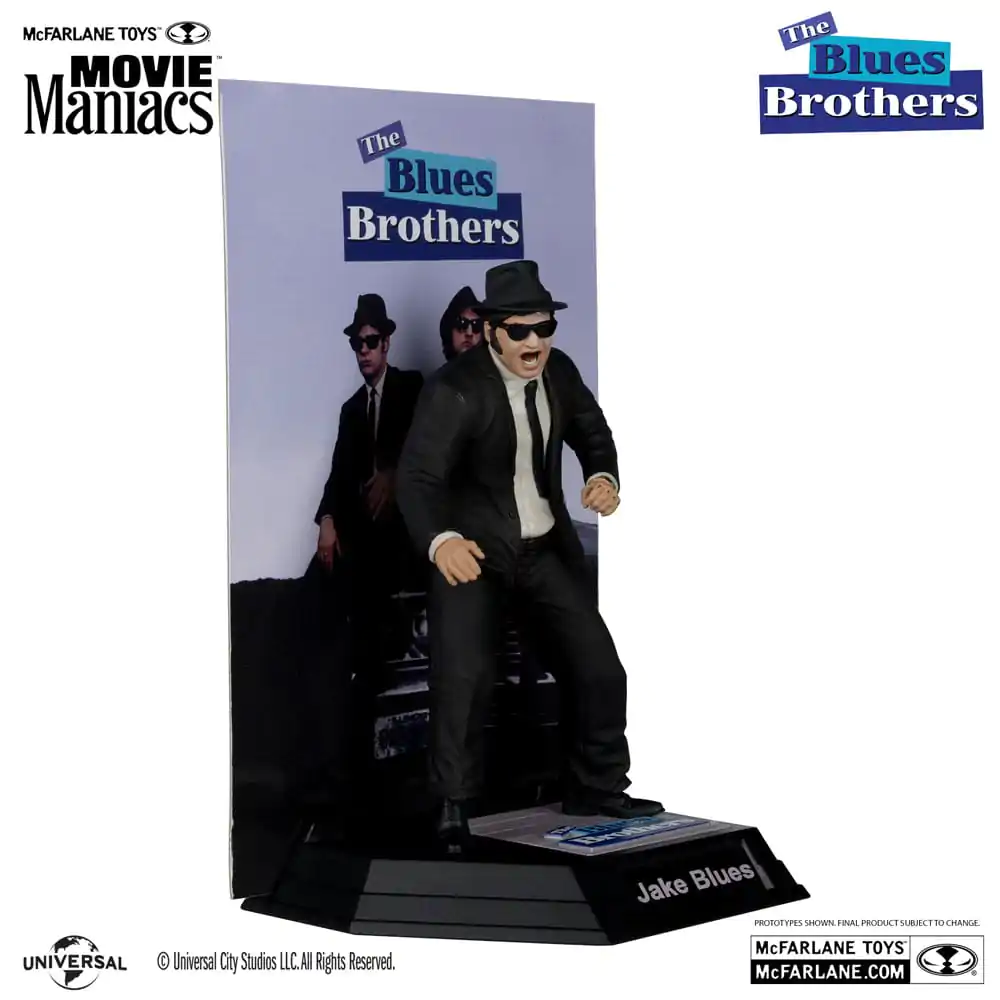 The Blues Brothers Movie Maniacs Jake & Elwood Blues (Gold Label) PVC szobor figura 2 db-os csomag 15 cm termékfotó