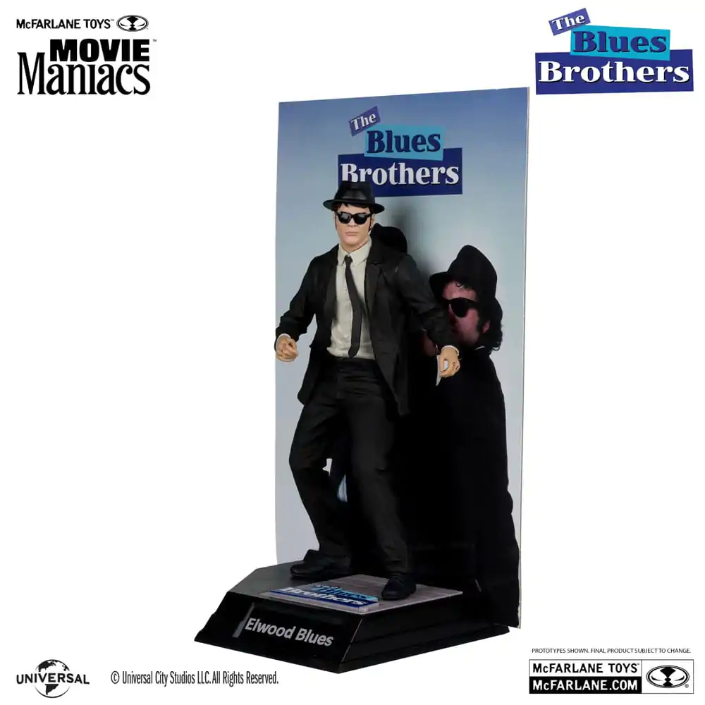 The Blues Brothers Movie Maniacs Jake & Elwood Blues (Gold Label) PVC szobor figura 2 db-os csomag 15 cm termékfotó