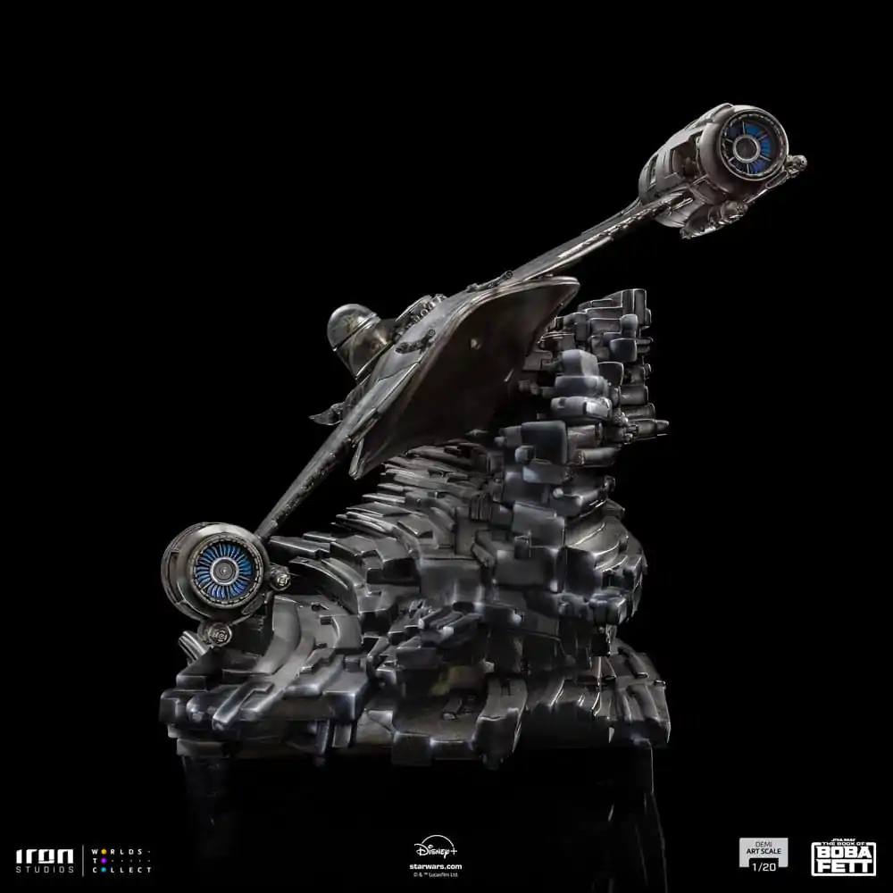 The Book of Boba Fett Demi Art Scale 1/20 Mando's N-1 Starfighter szobor figura 60 cm termékfotó