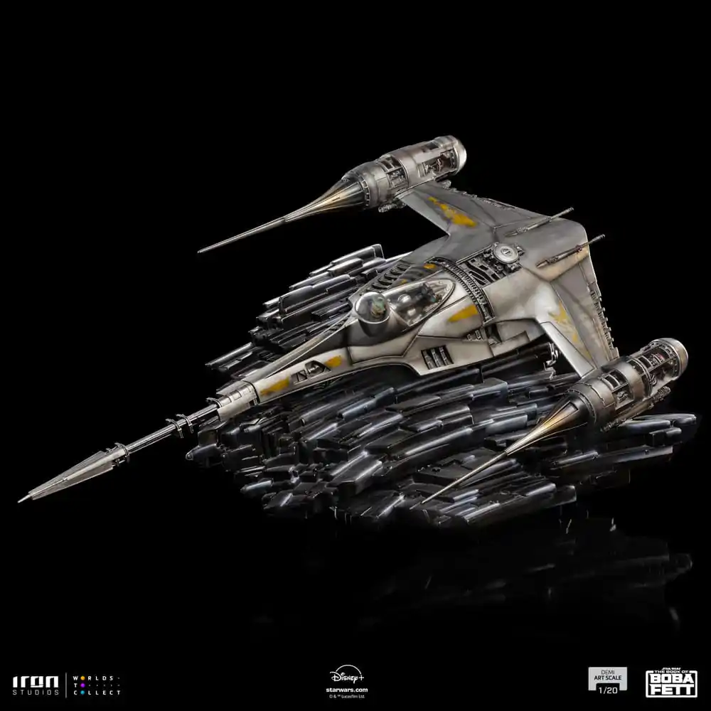 The Book of Boba Fett Demi Art Scale 1/20 Mando's N-1 Starfighter szobor figura 60 cm termékfotó