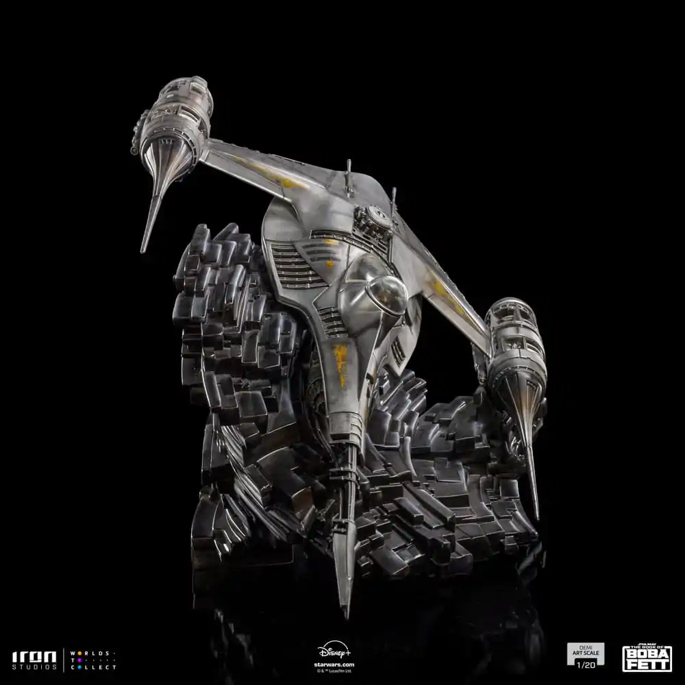 The Book of Boba Fett Demi Art Scale 1/20 Mando's N-1 Starfighter szobor figura 60 cm termékfotó