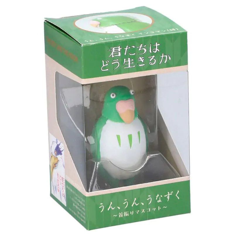 The Boy and the Heron Bobble Head Green Parakeet figura 7,5cm termékfotó