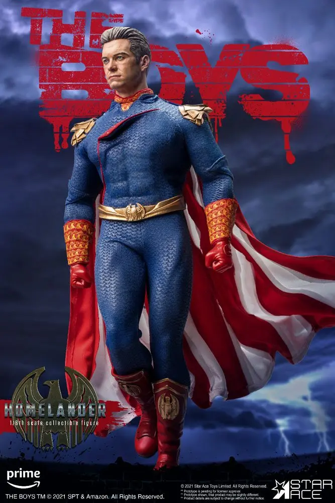 The Boys My Favourite Movie 1/6 Homelander (Deluxe Version) akciófigura 30 cm termékfotó