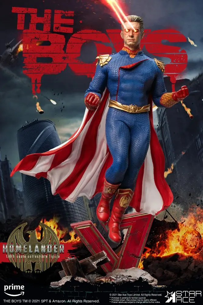The Boys My Favourite Movie 1/6 Homelander (Deluxe Version) akciófigura 30 cm termékfotó