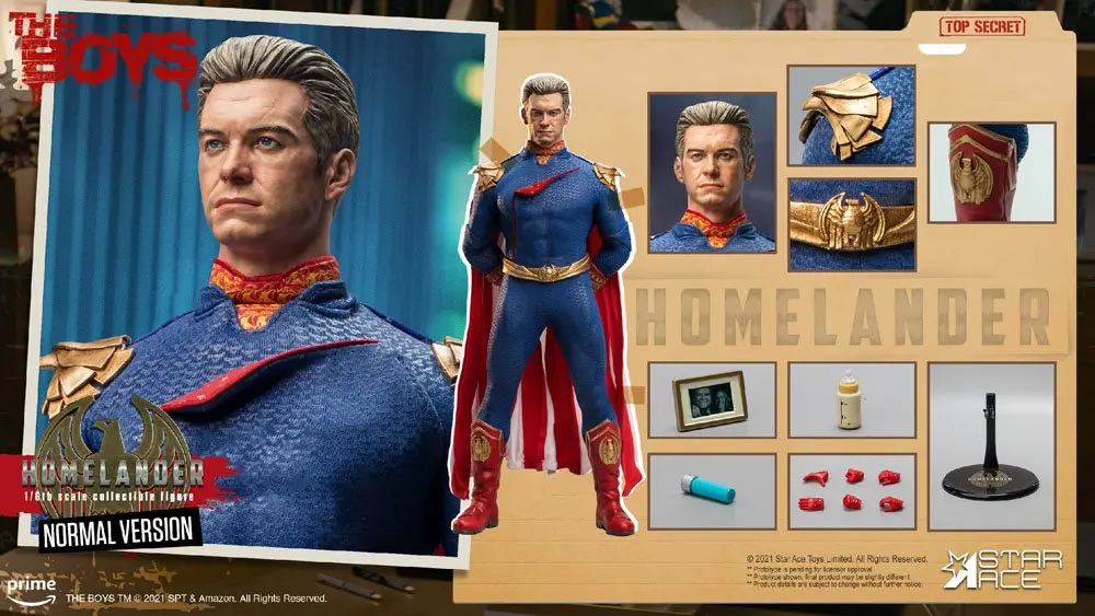 The Boys My Favourite Movie  1/6 Homelander (Normal Version) akciófigura 30 cm termékfotó