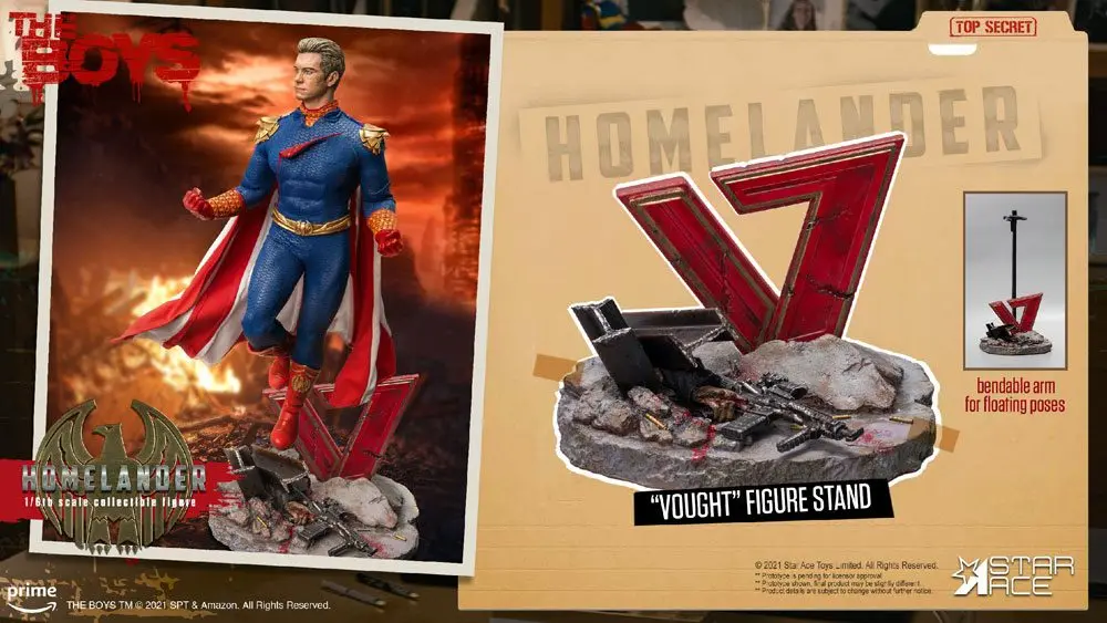 The Boys My Favourite Movie Diorama Homelander Vought Logo Base termékfotó