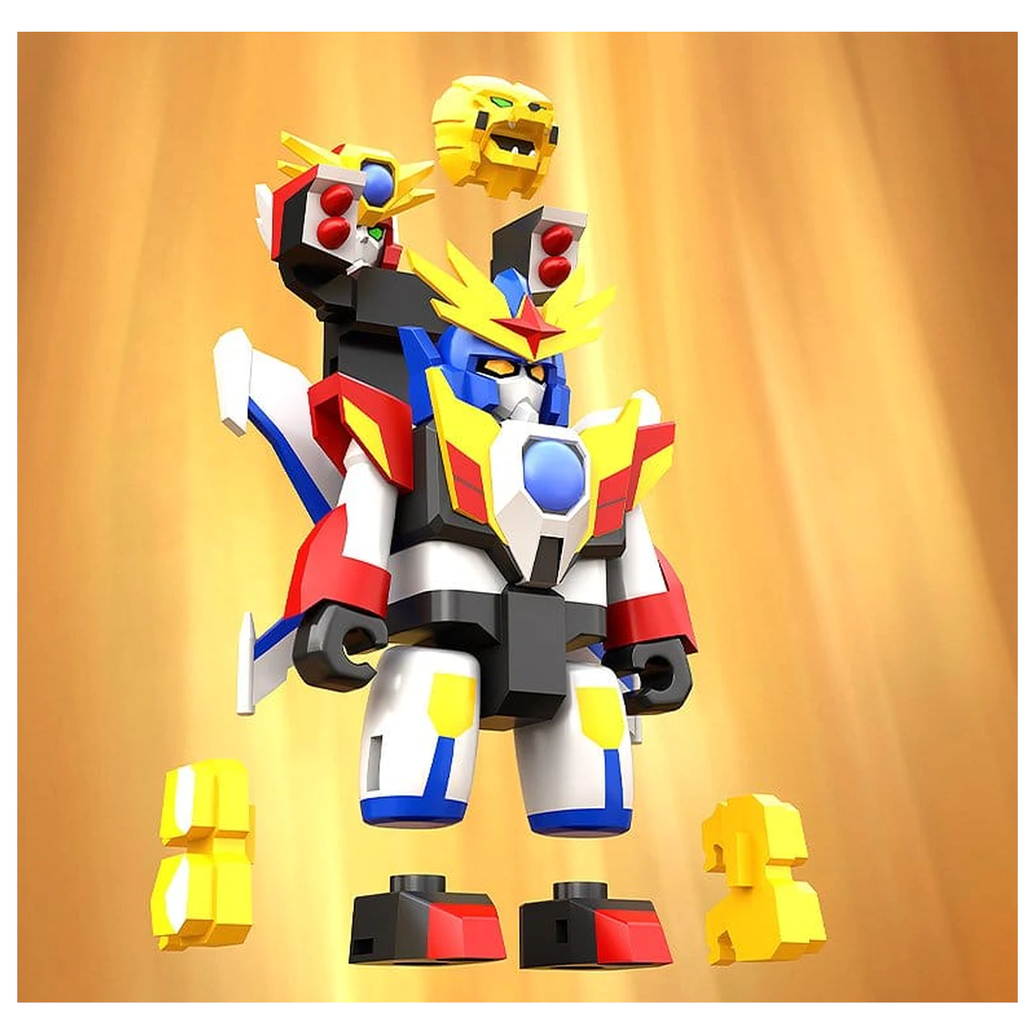 The Brave Fighter of Legend Da-Garn Brickroid akciófigura Da-Garn X 5 cm termékfotó