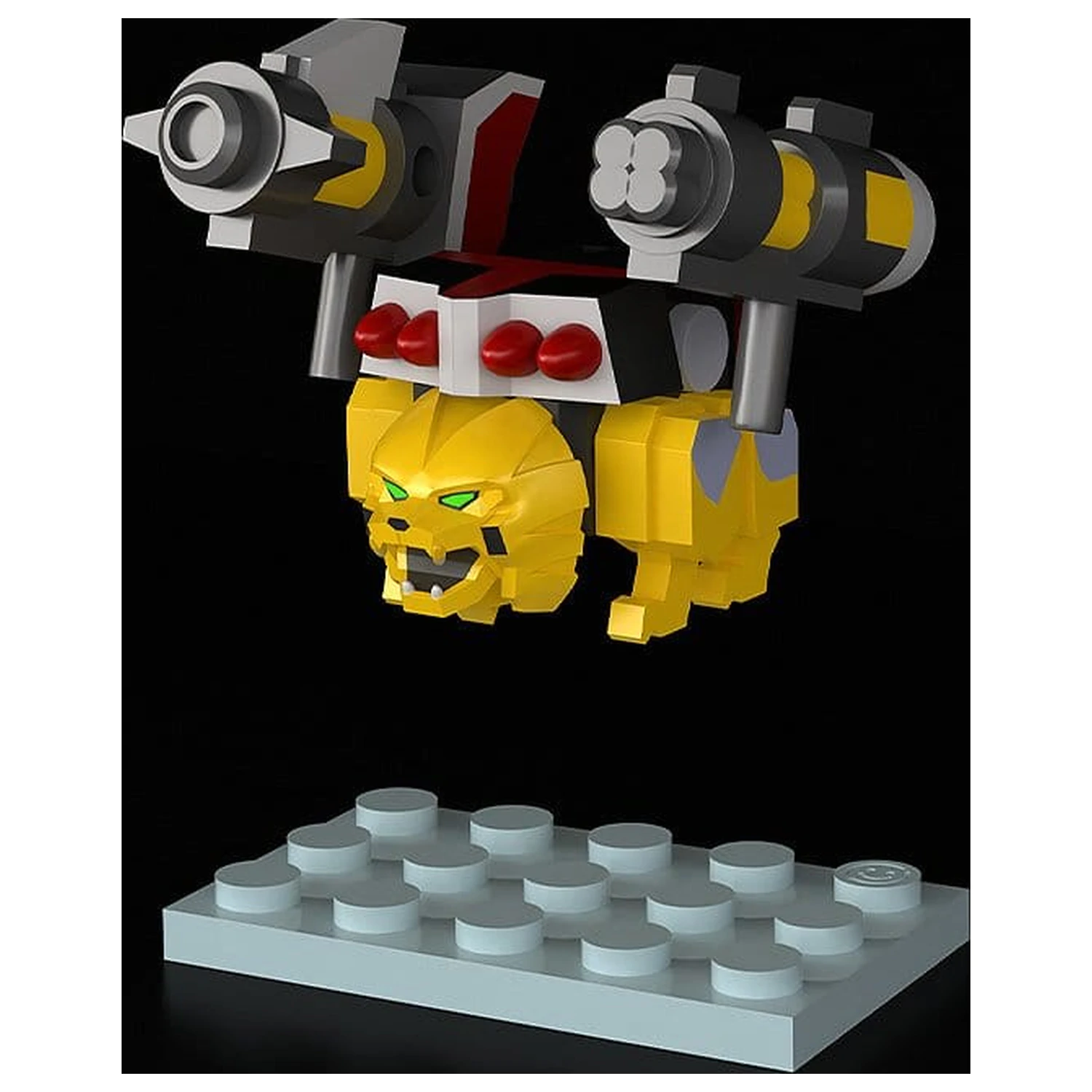 The Brave Fighter of Legend Da-Garn Brickroid akciófigura Ga-Orn (Animal Mode) 2 cm termékfotó