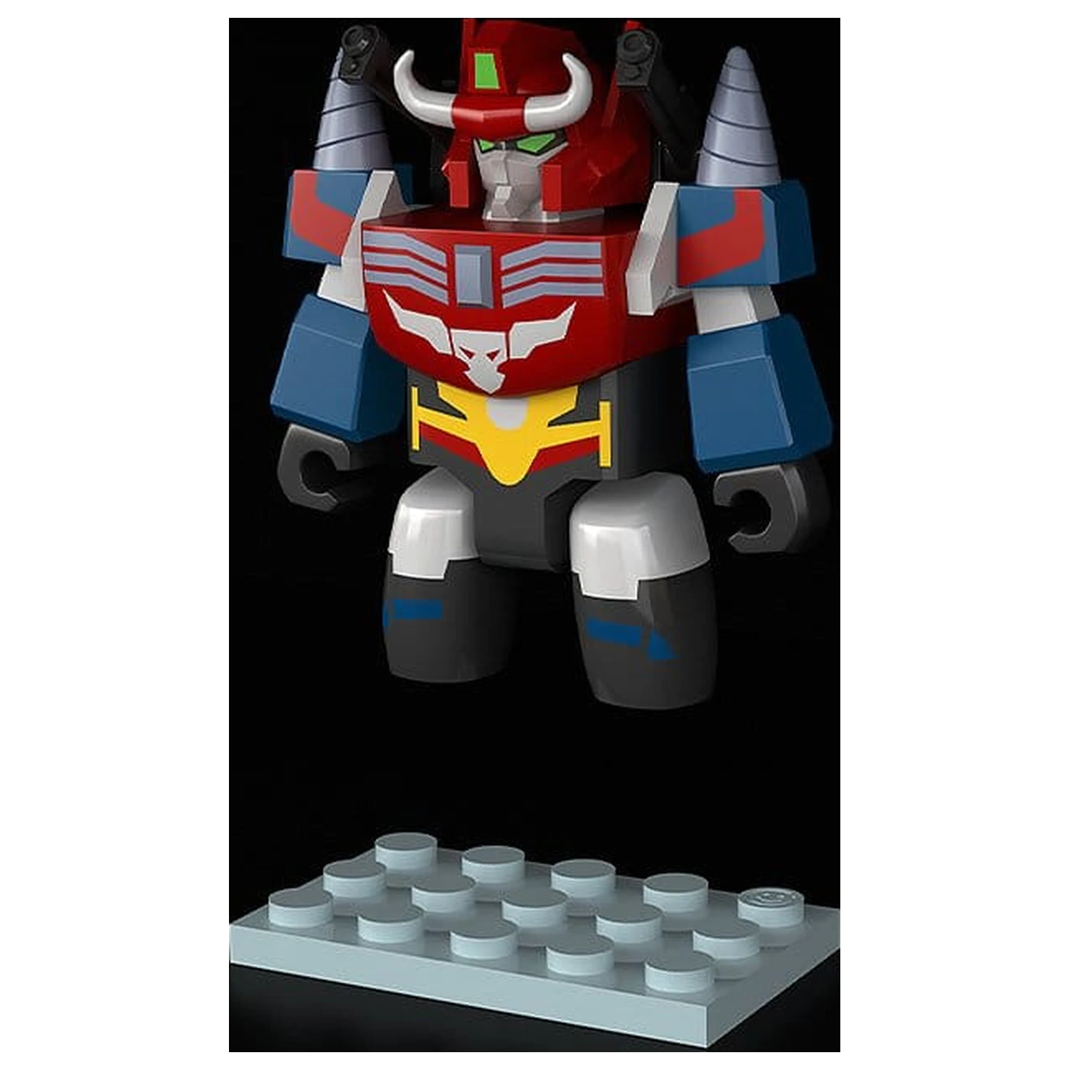 The Brave Fighter of Legend Da-Garn Brickroid akciófigura Land Bison 5 cm termékfotó