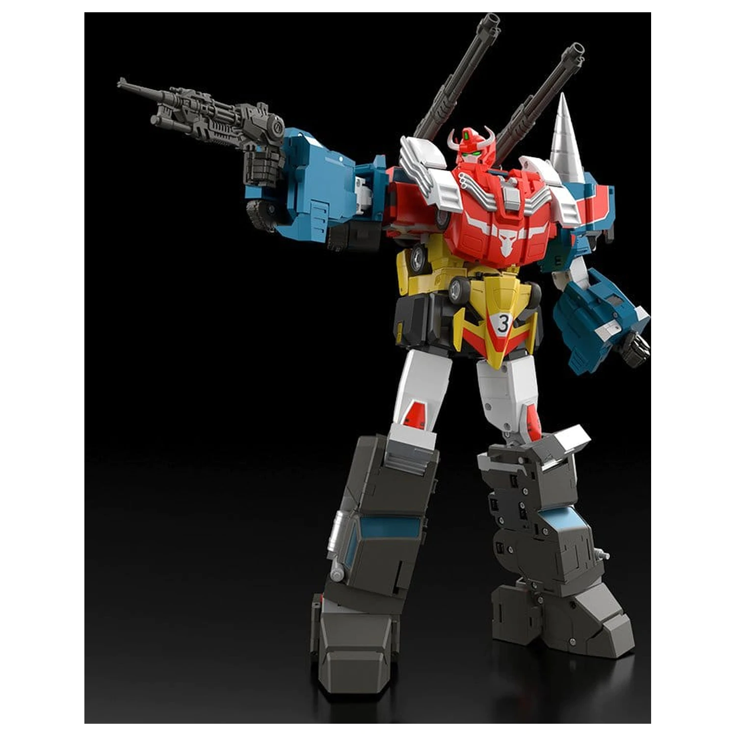 The Brave Fighter of Legend Da-Garn The Gattai Land Bison akciófigura 27 cm  termékfotó