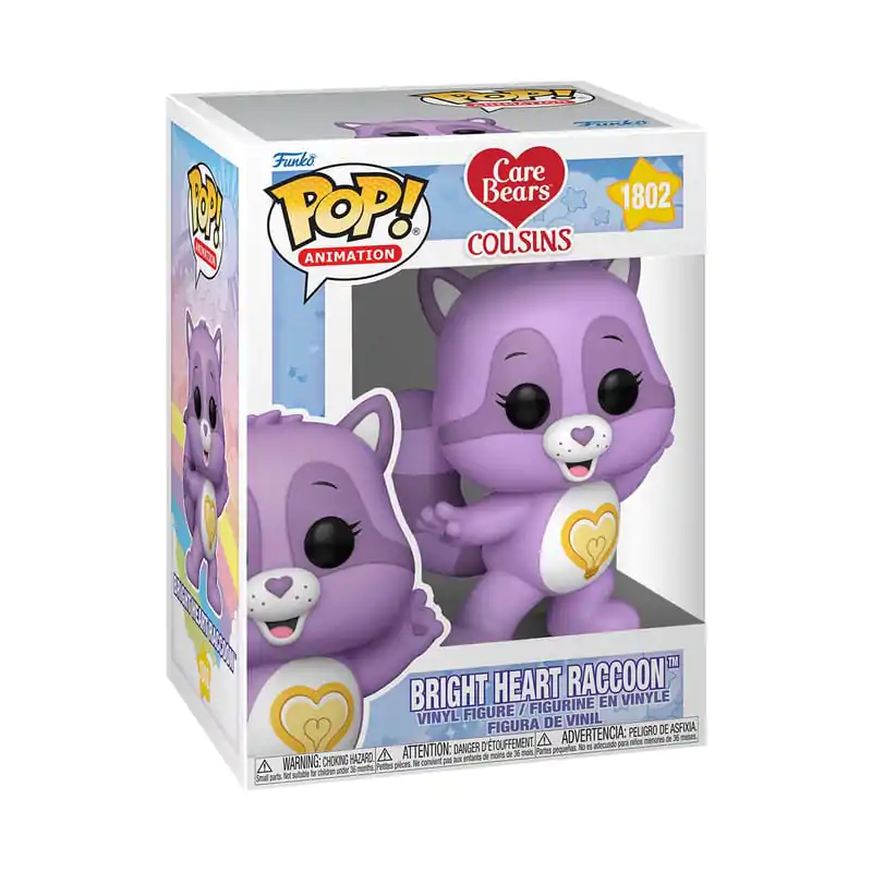 The Care Bears Funko POP! Animation Vinyl figura Bright Heart Raccoon 9 cm termékfotó