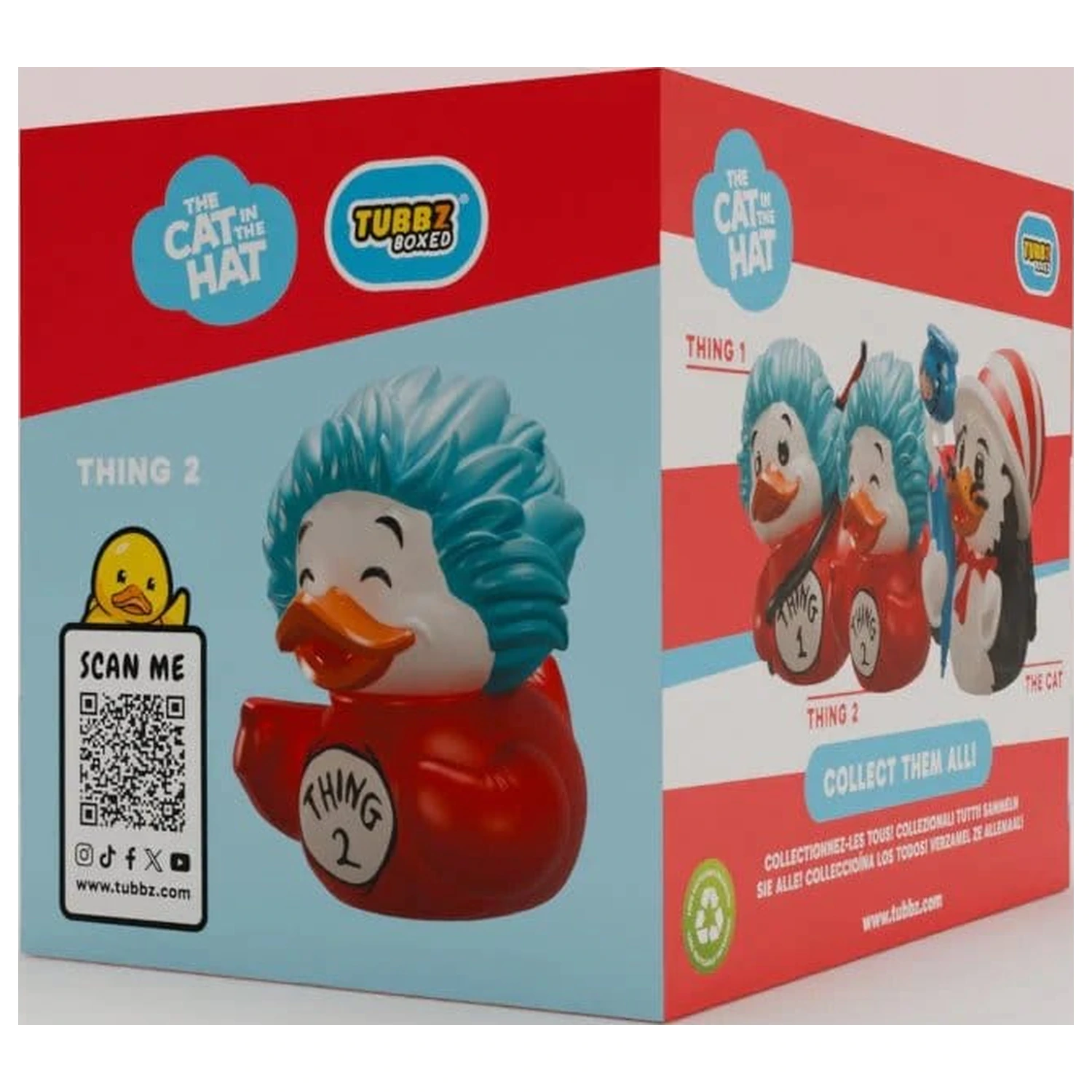 The Cat in the Hat Tubbz Thing 2 Boxed Edition PVC figura 10 cm       termékfotó