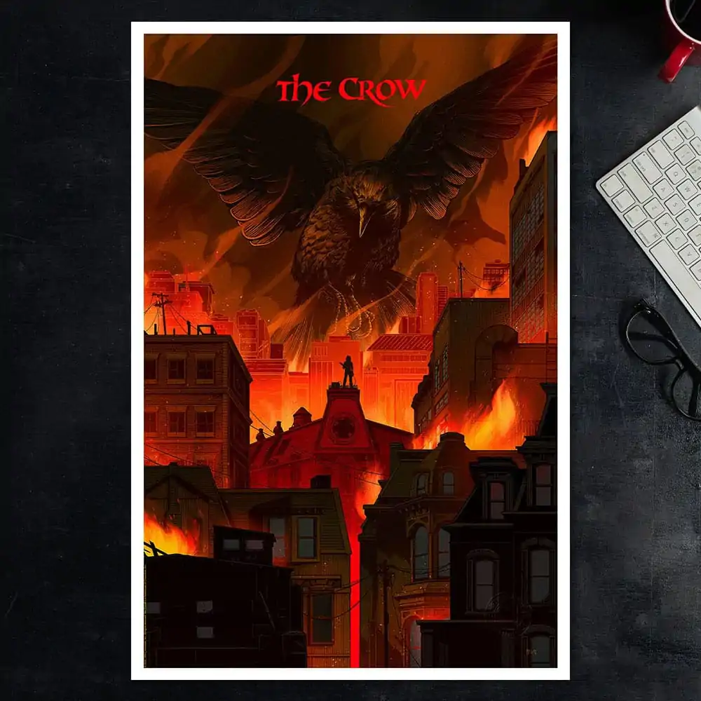 The Crow Art Print Devil's Night 41 x 61 cm - keretezetlen vászonkép termékfotó