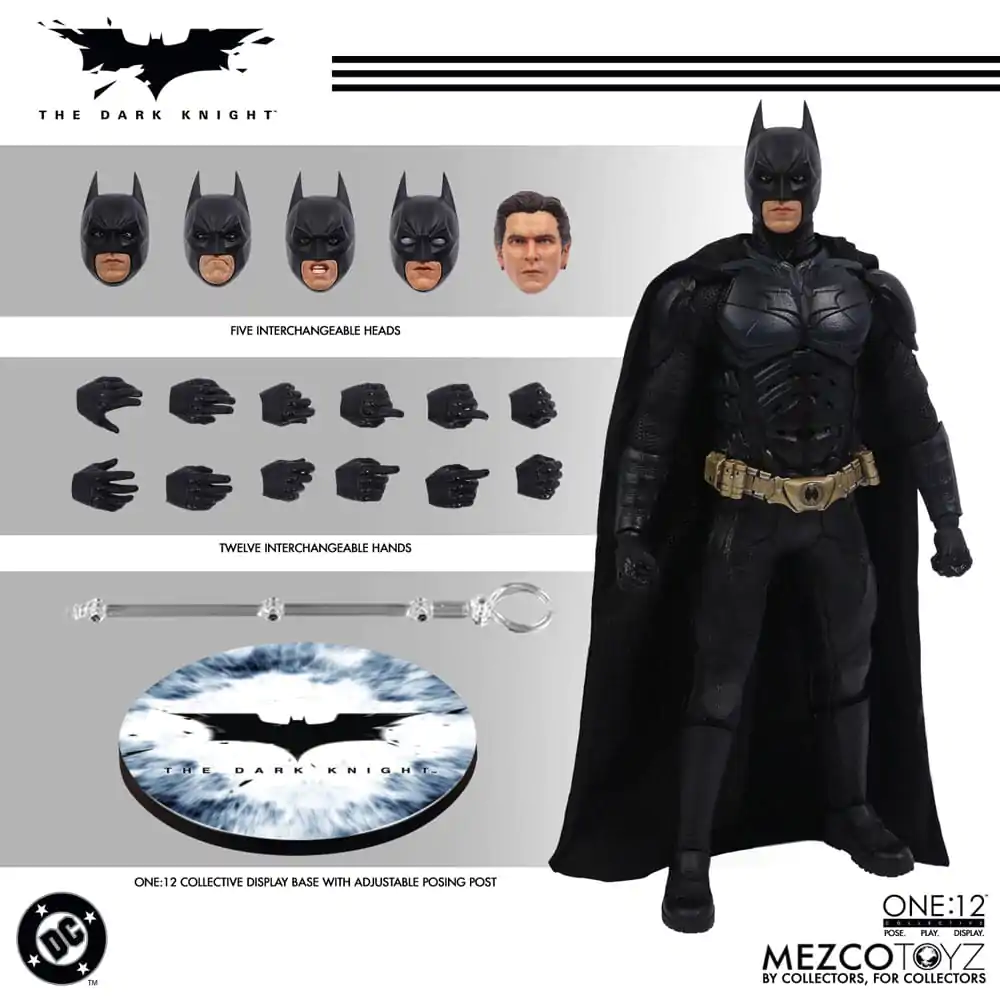 The Dark Knight 1/12 Batman akciófigura 17 cm termékfotó