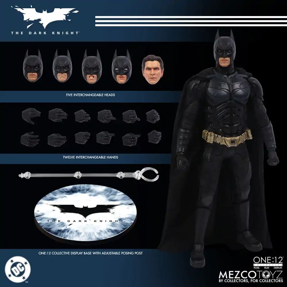 The Dark Knight 1/12 Batman akciófigura 17 cm termékfotó