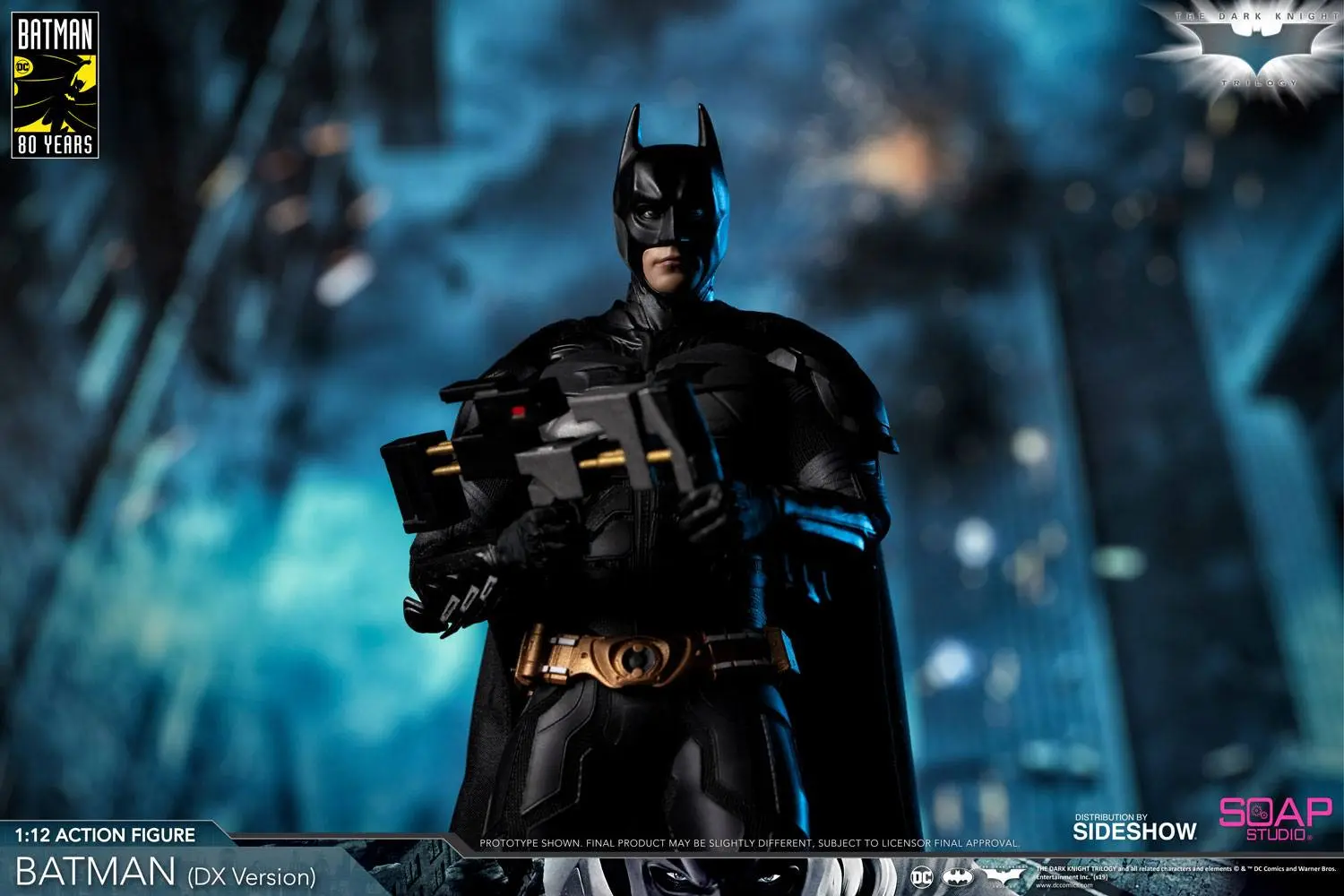 The Dark Knight 1/12 Batman (DX Edition) akciófigura 17 cm termékfotó
