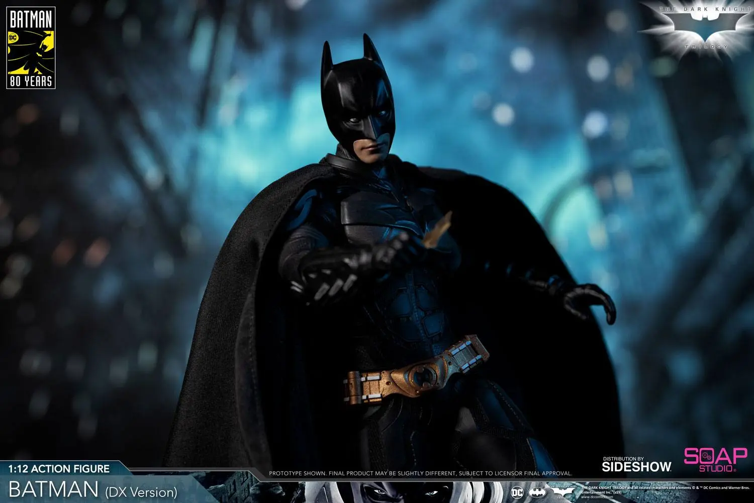 The Dark Knight 1/12 Batman (DX Edition) akciófigura 17 cm termékfotó