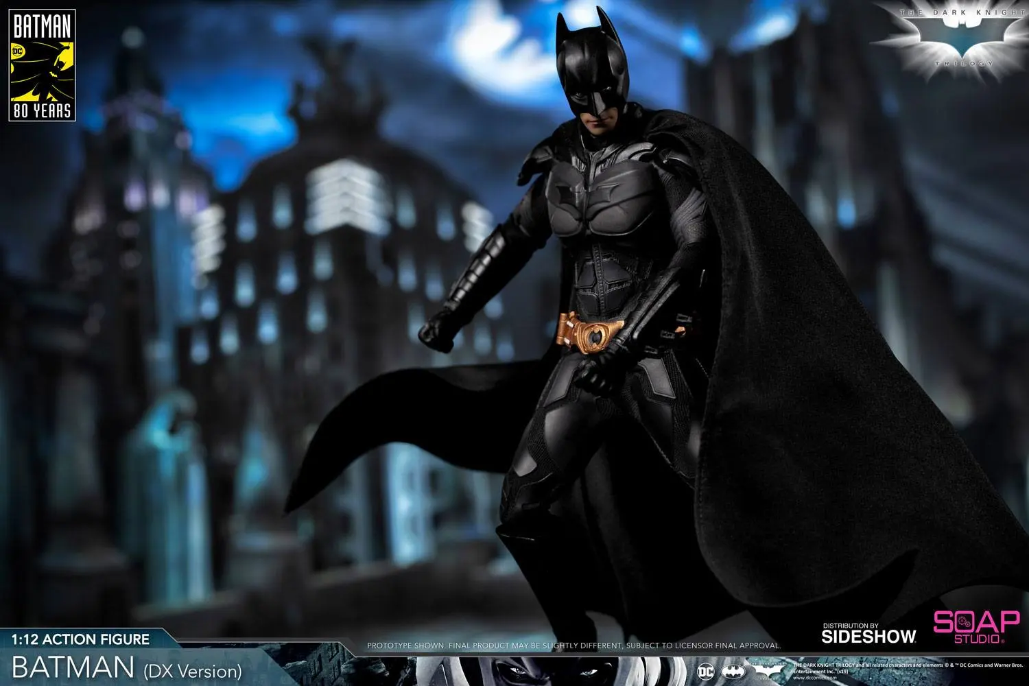 The Dark Knight 1/12 Batman (DX Edition) akciófigura 17 cm termékfotó