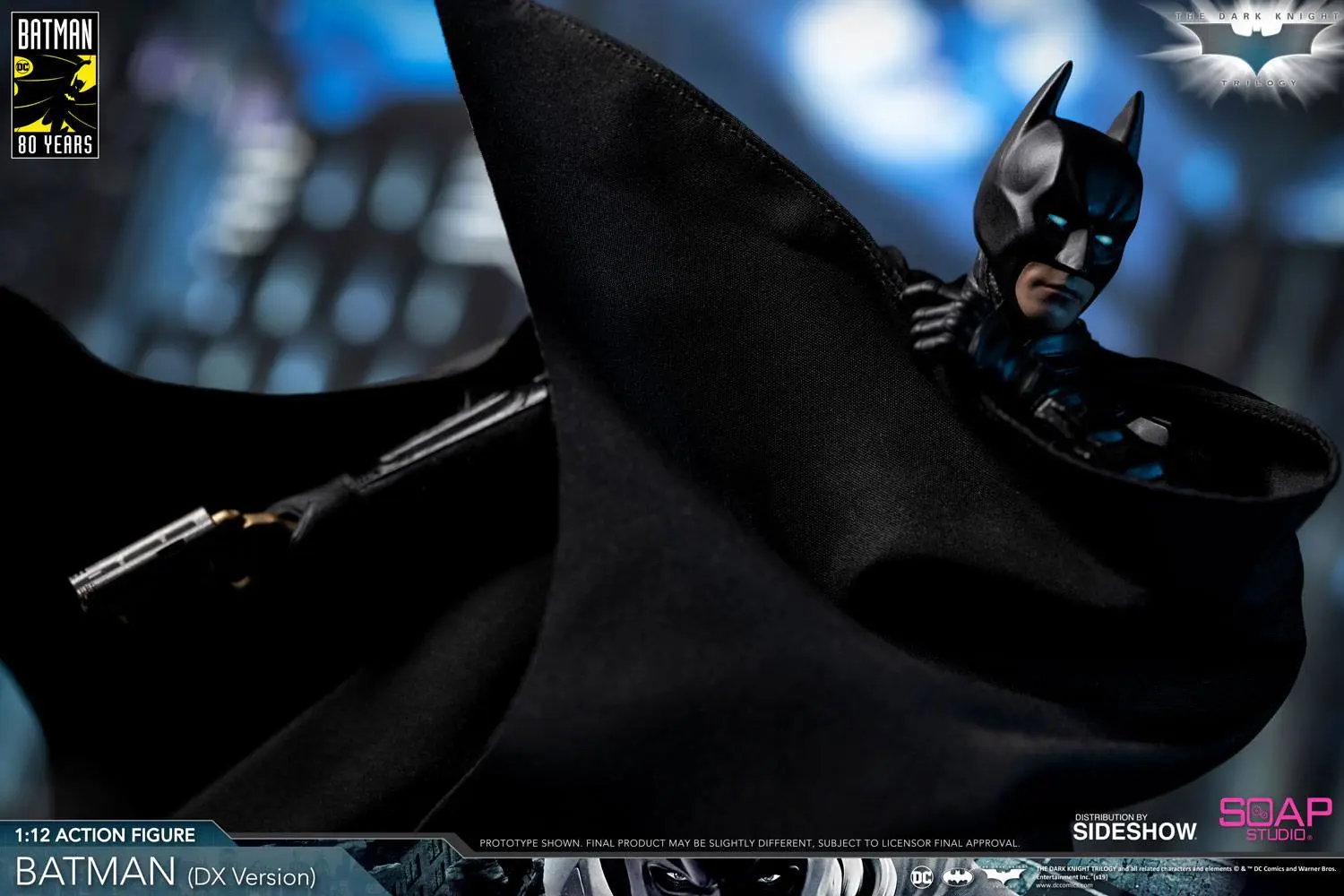 The Dark Knight 1/12 Batman (DX Edition) akciófigura 17 cm termékfotó
