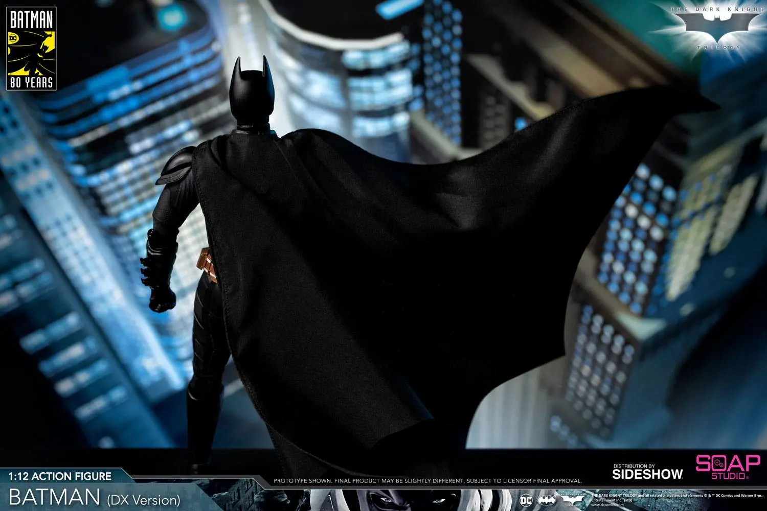 The Dark Knight 1/12 Batman (DX Edition) akciófigura 17 cm termékfotó