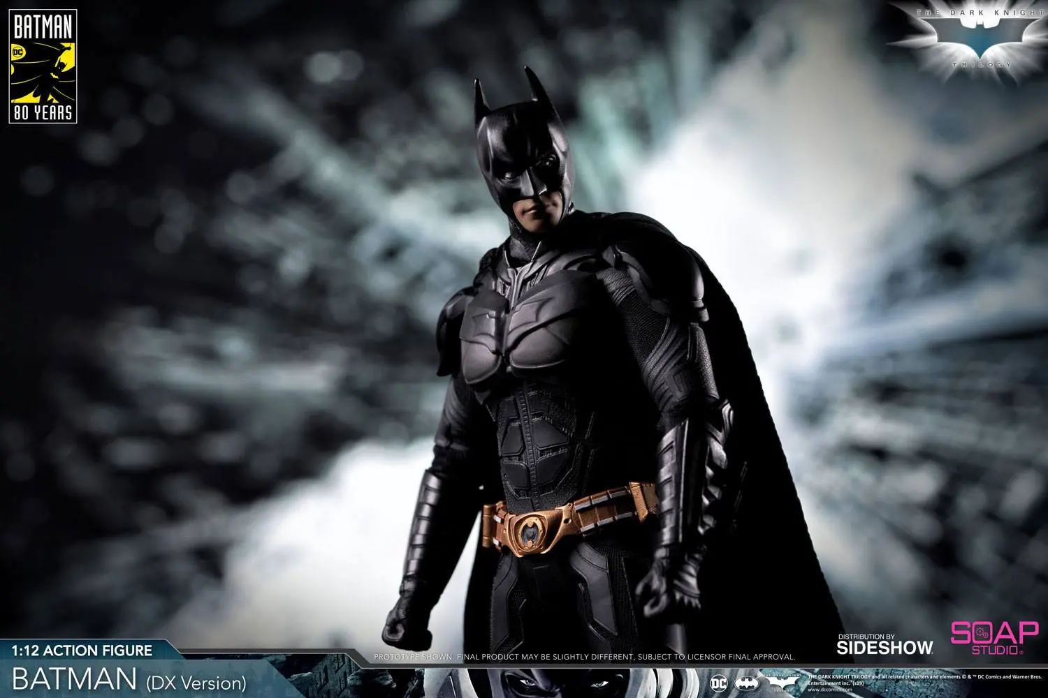 The Dark Knight 1/12 Batman (DX Edition) akciófigura 17 cm termékfotó