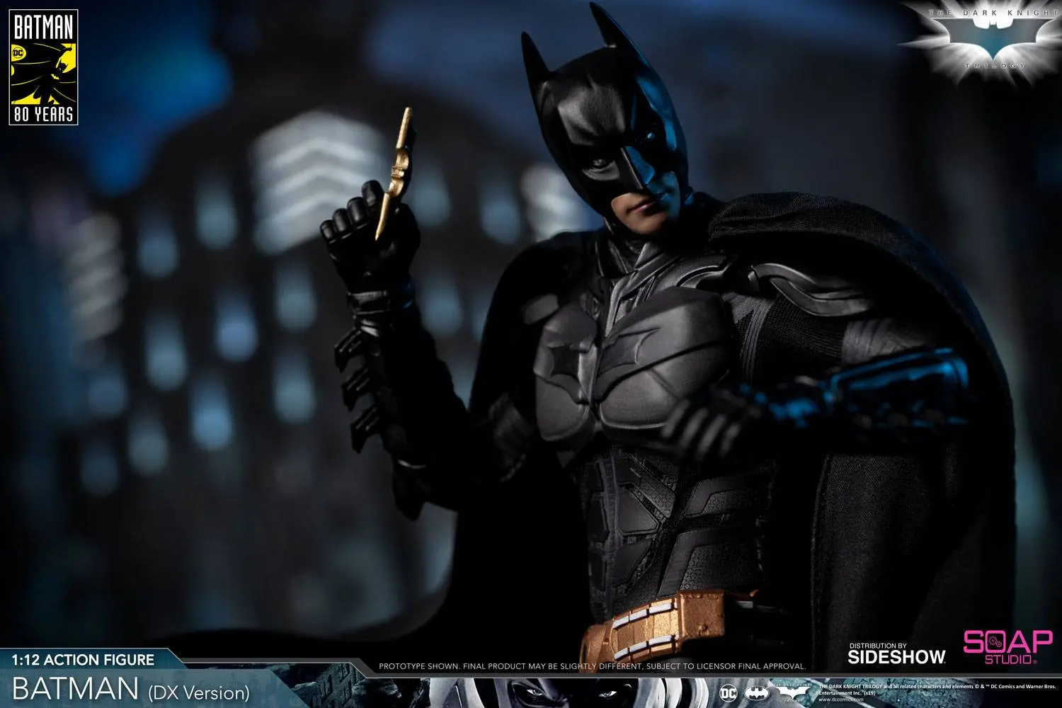 The Dark Knight 1/12 Batman (DX Edition) akciófigura 17 cm termékfotó
