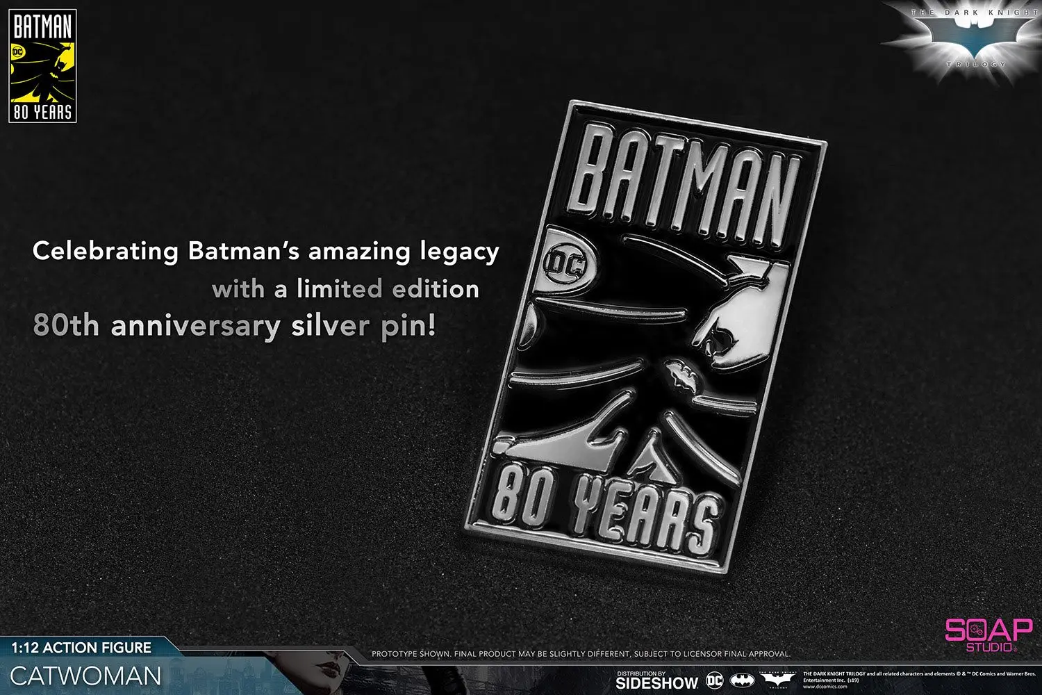 The Dark Knight 1/12 Catwoman akciófigura 17 cm termékfotó